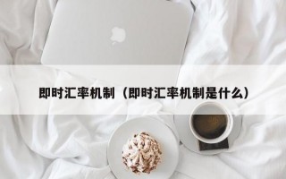 即时汇率机制（即时汇率机制是什么）